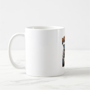 Monster Truck Daddy Vintage Gravur T-Shirt Design Kaffeetasse