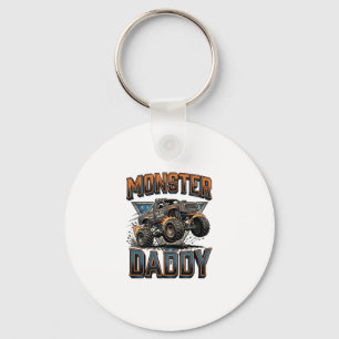 Monster Truck Daddy Vintage Gravur T-Shirt Design Schlüsselanhänger