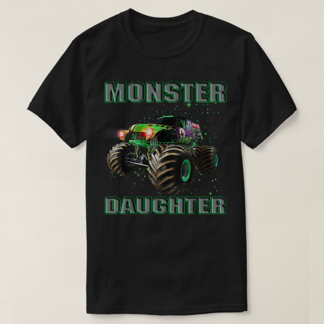 Monster Truck Daughter Truck sind mein Jam Tor T-Shirt (Design vorne)