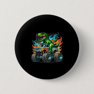 Monster-Truck-Dinosaur-Geburtstagsfeier Monster-Tr Button