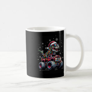 Monster Truck Dinosaur Trex Weihnachten Jungen Kin Kaffeetasse