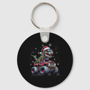Monster Truck Dinosaurier Trex Weihnachten Jungen  Schlüsselanhänger