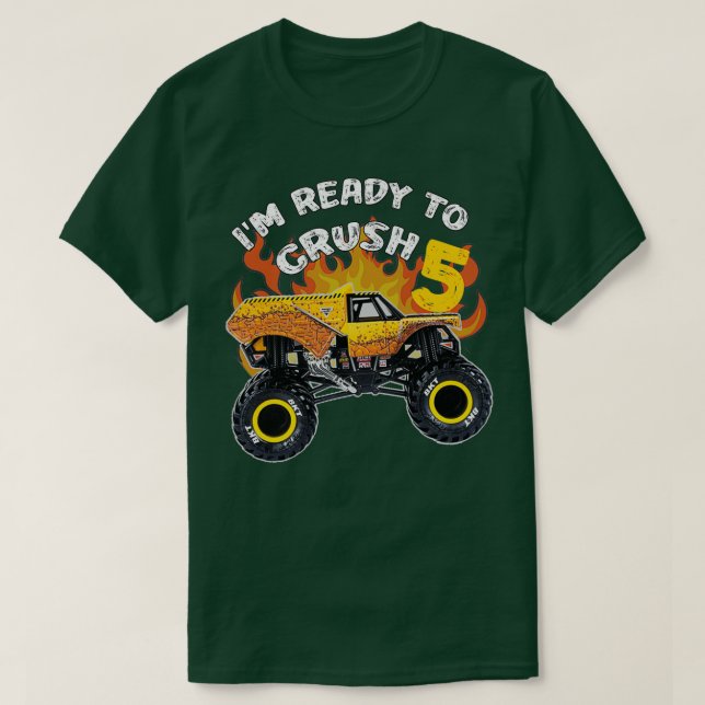 Monster Truck Erdschüttler Ix27m Bereit zum Crush  T-Shirt (Design vorne)