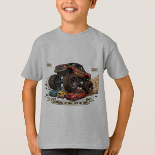 Monster-Truck-Ersatzreifen-T-Shirt für Kinder T-Shirt