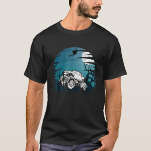 Monster Truck Fahrer Halloween Kostüm Bat Monstert T-Shirt