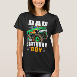 Monster Truck Family Matching Party Vater des Bir T-Shirt