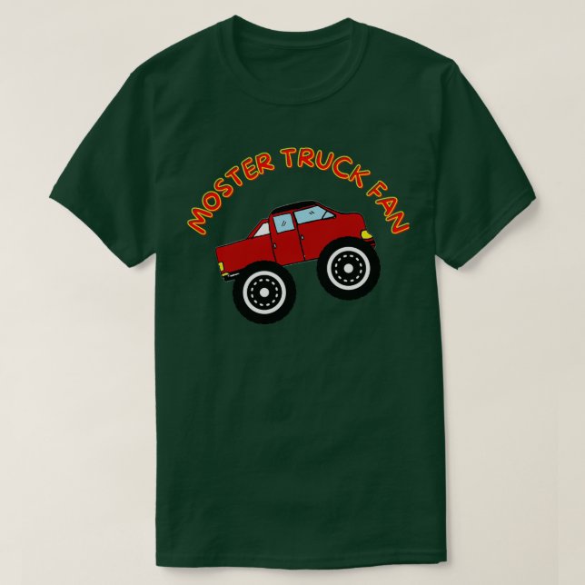 MONSTER TRUCK FAN T-Shirt (Design vorne)