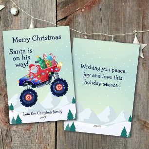 Monster Truck Feiertagskarte