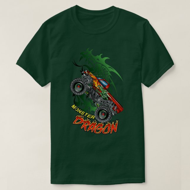 Monster Truck Fire Dragon Stage 2 T-Shirt (Design vorne)