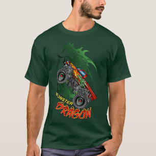 Monster Truck Fire Dragon Stage 2 T-Shirt