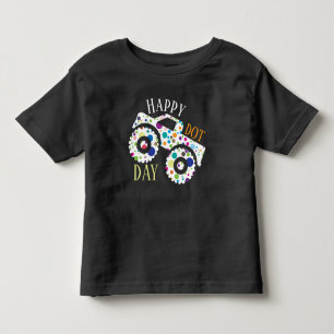 Monster Truck frohen Punkt-Tag individuell Kleinkind T-shirt
