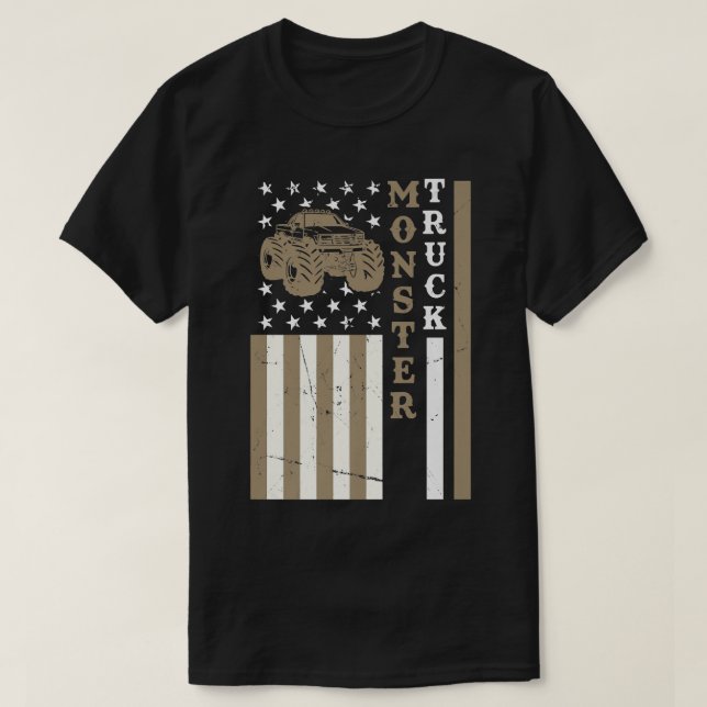 Monster Truck Funny Driver 2098 T-Shirt (Design vorne)