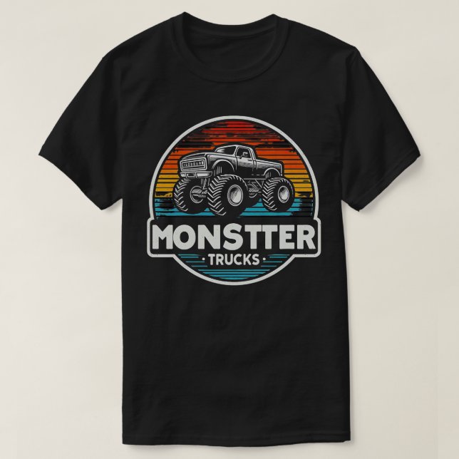 Monster Truck für Kleinkinder Jugendliche T-Shirt (Design vorne)