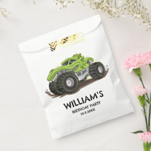 Monster-Truck-Geburtstagsfeier Minimale Jungen-Geb Geschenktütchen