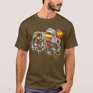 Monster Truck Ghost Halloween TrickOrTreatpumpe T-Shirt