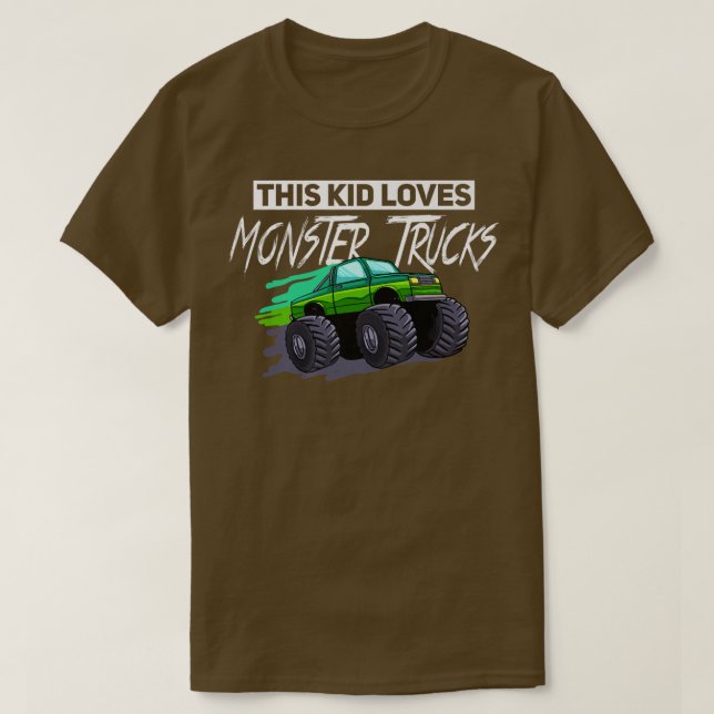 Monster Truck Gift Jam Boys T-Shirt (Design vorne)