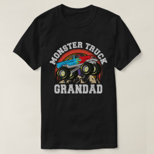 Monster Truck Grandad Matching Family Opa T-Shirt
