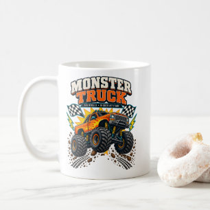 Monster Truck Große Räder Größere Einstellung Fans Kaffeetasse