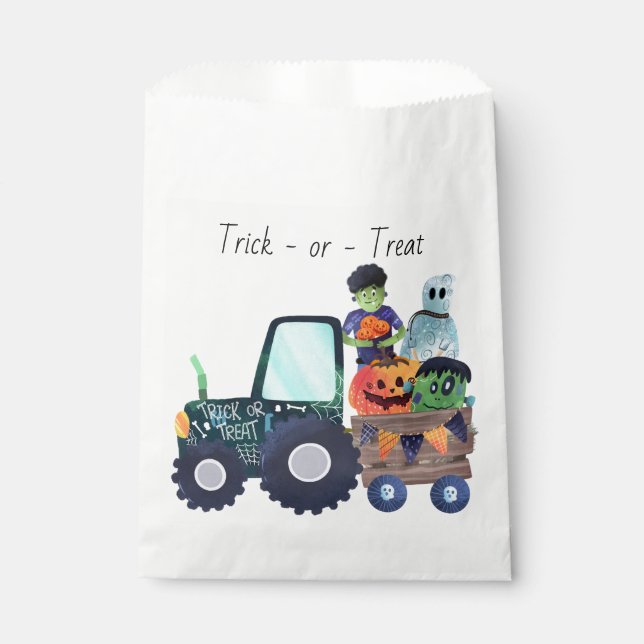 Monster Truck Halloween Favor Bags Geschenktütchen (Vorderseite)