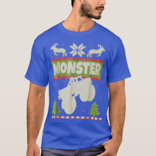 Monster Truck hässliche Weihnachten Big Cars Xmas T-Shirt