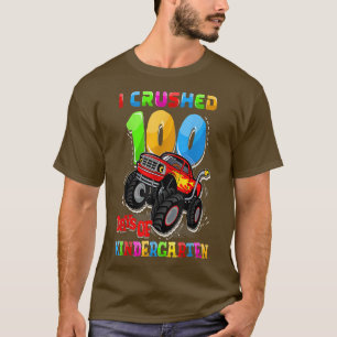 Monster Truck I zerschlagt 100 Kindergartentag T-Shirt