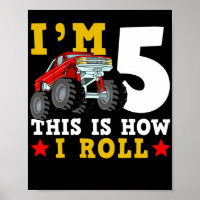 Monster Truck IM 5 So rolle ich zum Geburtstag