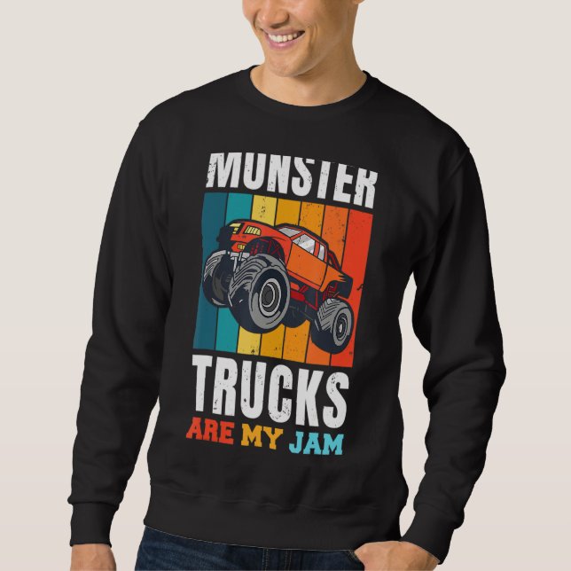 Monster Truck ist mein Jam für Monster Truck Men & Sweatshirt (Vorderseite)