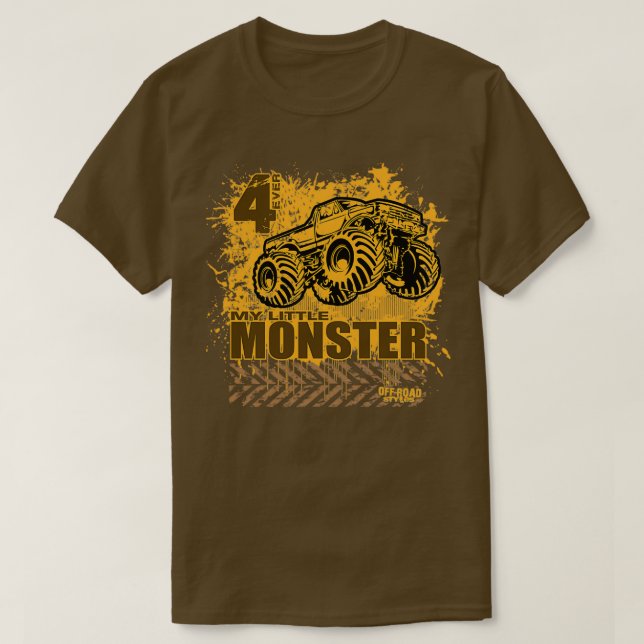 Monster Truck Kleine Kinder T-Shirt (Design vorne)