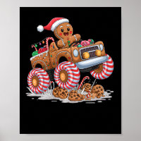 Monster-Truck-Lebkuchenmann Lustiger Weihnachtskön