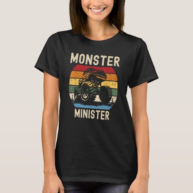 Monster Truck Love Minister T-Shirt (Vorderseite)