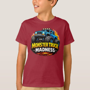 Monster Truck Madness Kinder-T-Shirt T-Shirt
