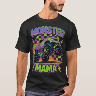 Monster-Truck-Mama der passenden Geburtstagsfamili T-Shirt