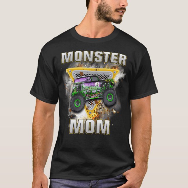 Monster Truck Mama Monster Truck sind mein Jam Tru T-Shirt (Vorderseite)