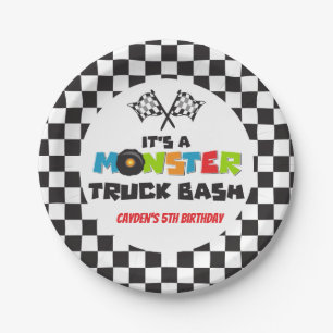 Monster Truck Monster Geburtstag Pappteller