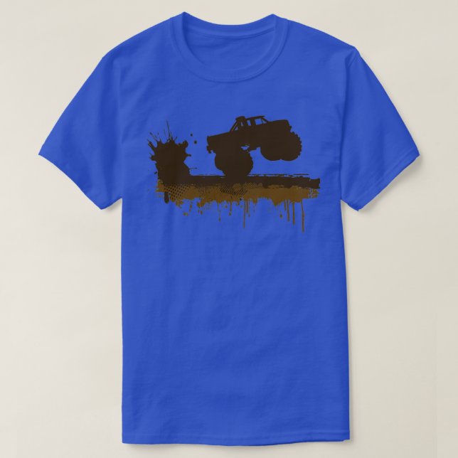 Monster Truck Mud Spritzer RC Kontrolle Big Si T-Shirt (Design vorne)