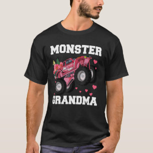 Monster Truck Oma Floral Shirt, Geburtstagskinder  T-Shirt