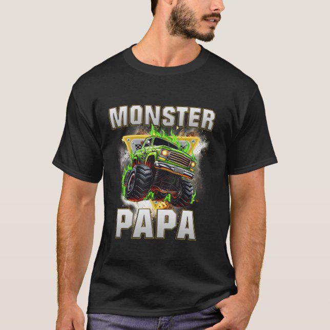 Monster Truck Papa Monster Truck sind meine Jam Bo T-Shirt (Vorderseite)