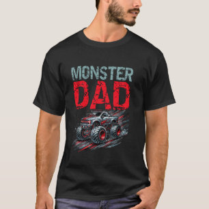 Monster Truck Papa Vatertag Männer T-Shirt