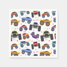 Monster-Truck-Papier-Tücher, Truck-Geburtstagsfeie