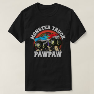 Monster Truck PawPaw Matching Family Opa T-Shirt