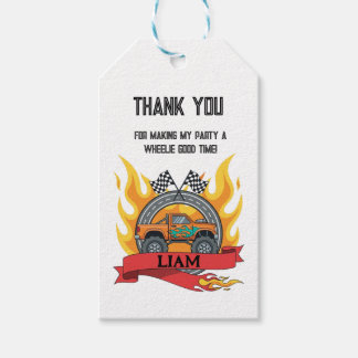 Monster Truck Personalisiertes Geburtstagsgeschenk Geschenkanhänger