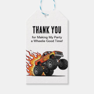 Monster Truck Personalisiertes Geburtstagsgeschenk Geschenkanhänger