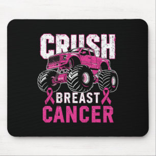 Monster Truck Pink Brustkrebs Bewusstsein Kinder b Mousepad
