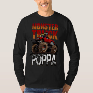 Monster Truck Poppa Retro Vintag Monster Father' T-Shirt