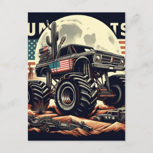 MONSTER TRUCK POST CARD POSTKARTE