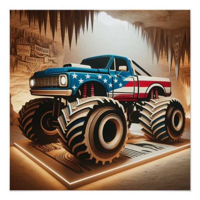 MONSTER TRUCK POSTER (Vorderseite)