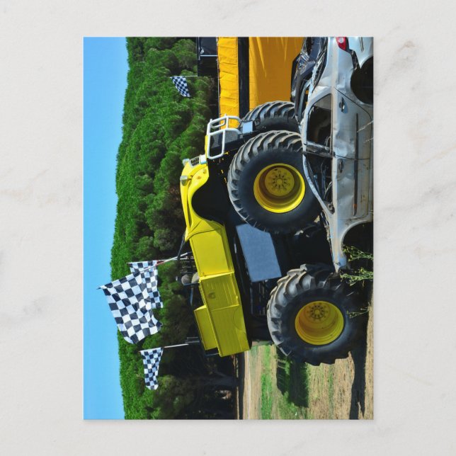 Monster Truck Postkarte (Vorderseite)