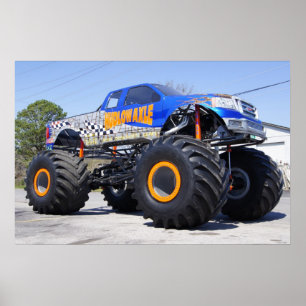 Monster Truck Print Poster