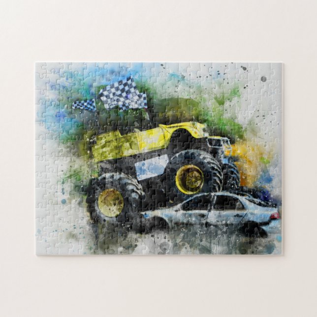 Monster Truck Puzzle (Horizontal)