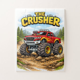 Monster-Truck-Puzzle für Kinder Puzzle